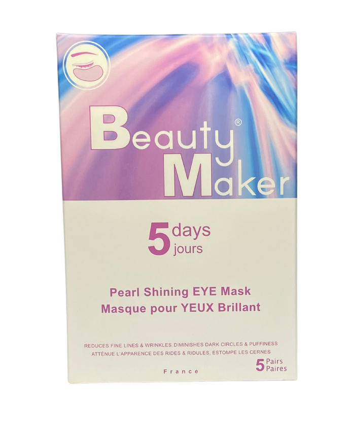 Sheet Pearl Shining Eye Masks for your skin while you stay home (Eye mask 5 day treatment)